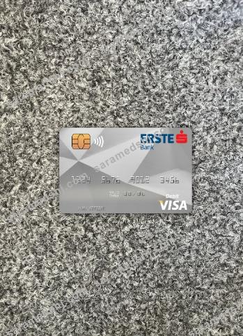 Hungary Erste Bank visa card photolook front